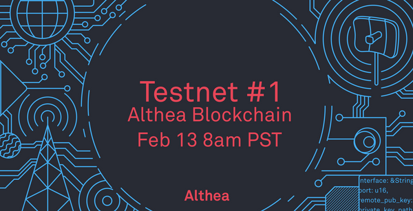 Althea Testnet #1 Launched!